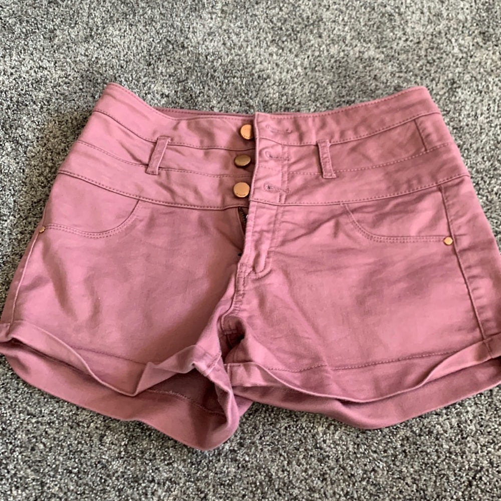 Stretchy High Waisted Shorts